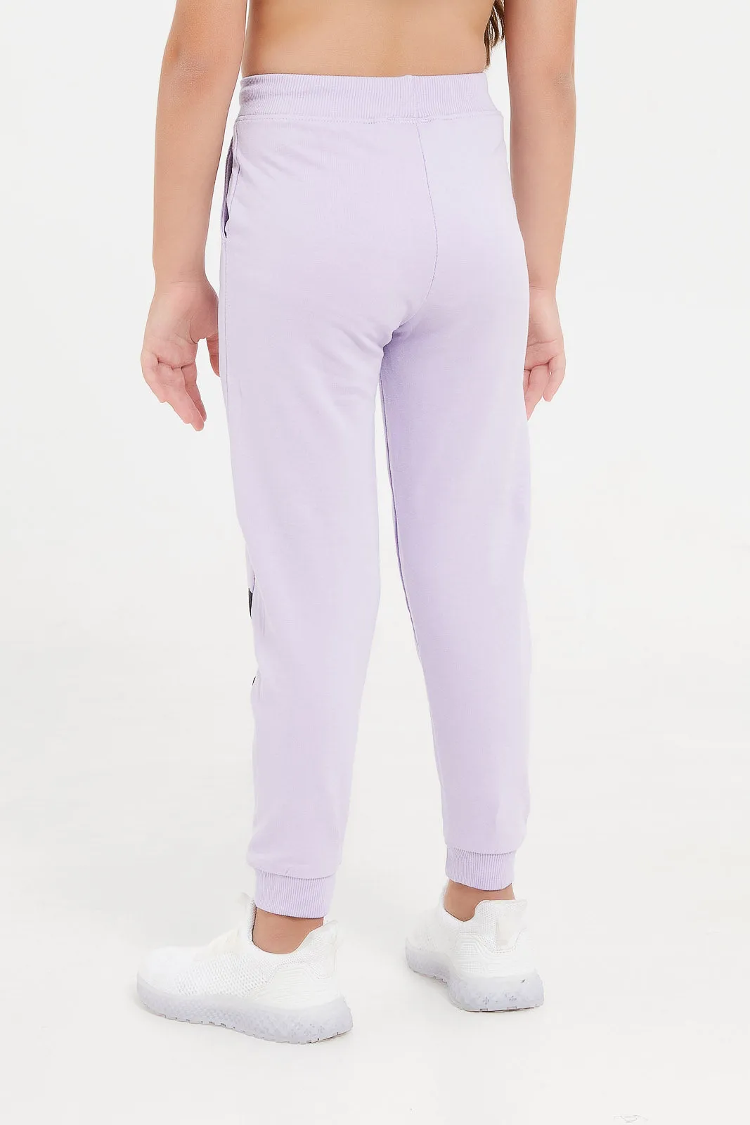 Girls Lilac Minnie And Daisy Active Pants