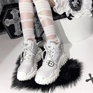 Harajuku Stars Stud High Platform Shoes