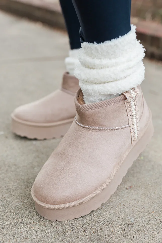 Hattie Taupe Booties