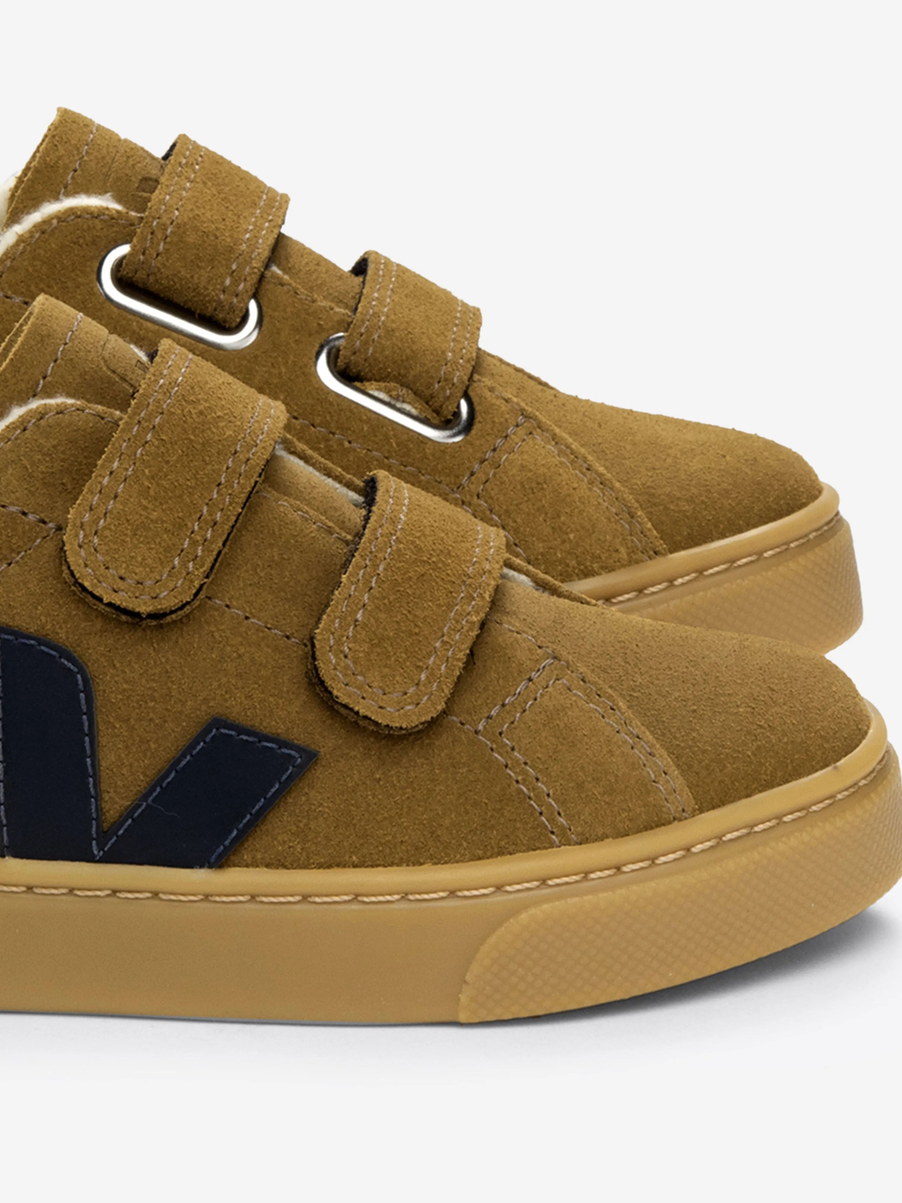 Kids Suede Esplar Trainers in Brown