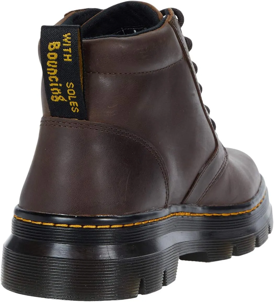 Lace-up boots Bonny Leather Dr. Martens, Dark Brown Crazy Horse