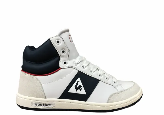 Le Coq Sportif scarpa sneakers da uomo Prestige Court Mid Sport 1520898 bianco