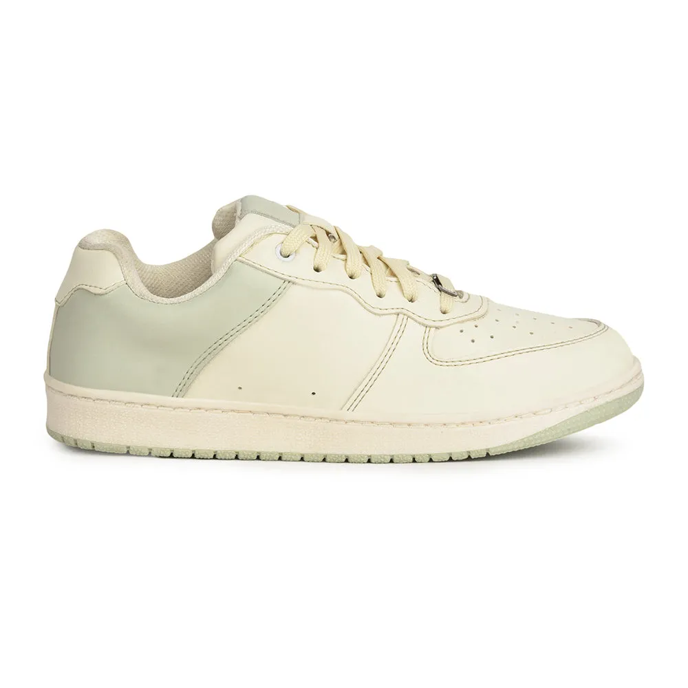 Leap7x Casual Off White Lacing Sneakers For Women SPORTSTAR3 By Liberty