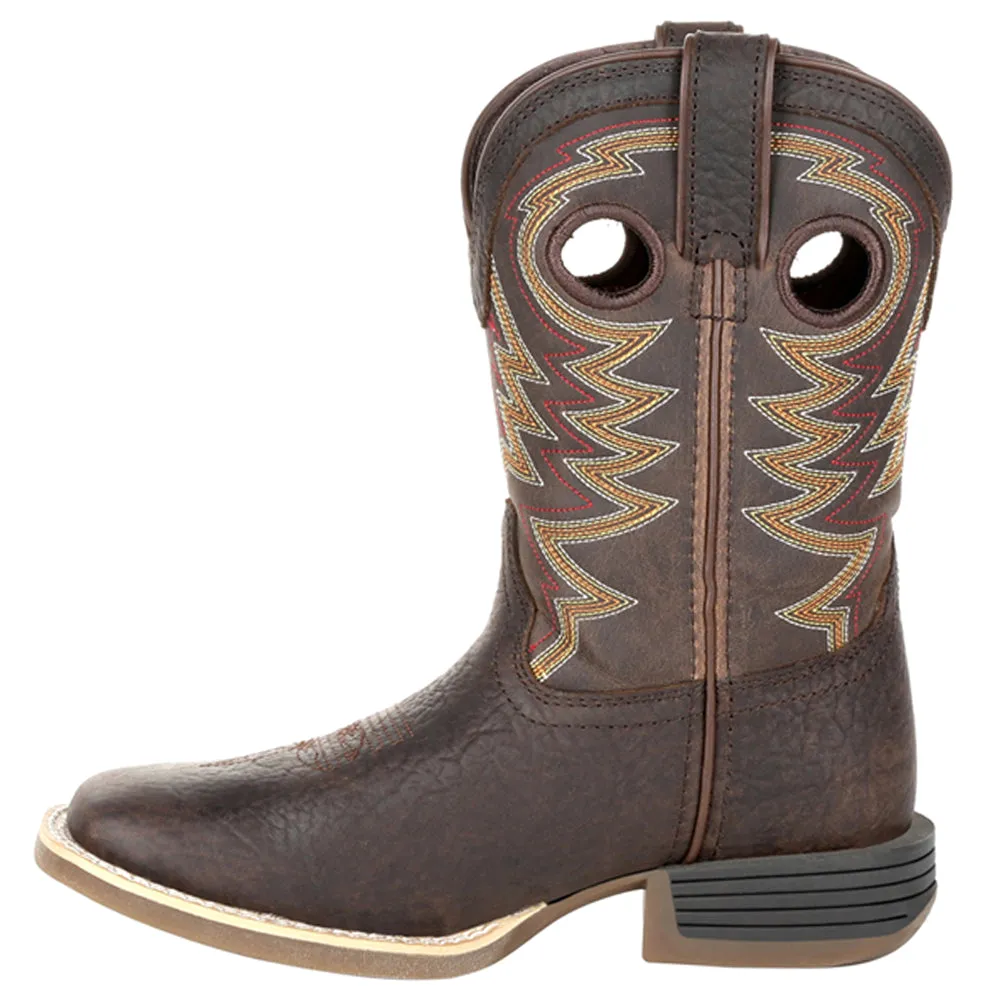 Lil' Rebel Pro Cowboy Square Toe Boots (Toddler-Big Kid)