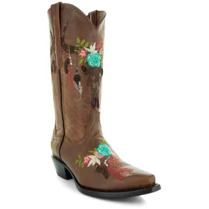 Longhorn Cowgirl Boots | Women's Longhorn Fashion Boots (M50029)