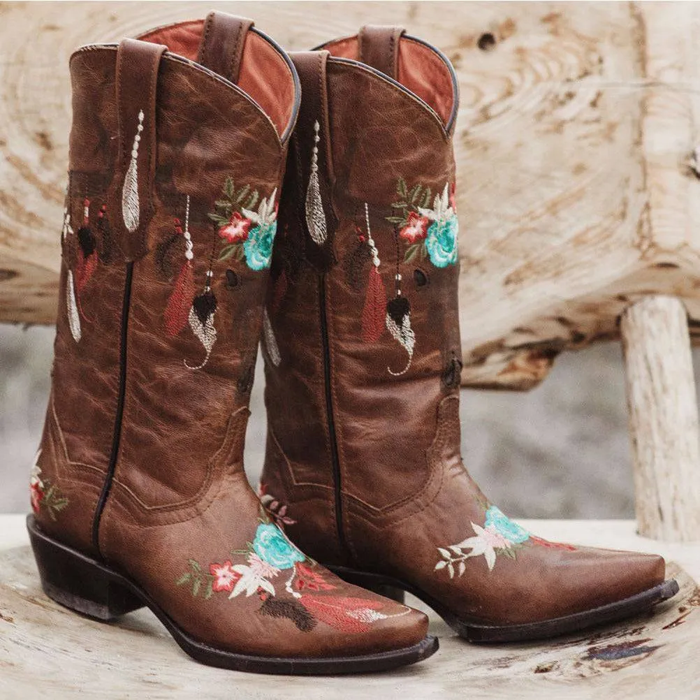 Longhorn Cowgirl Boots | Women's Longhorn Fashion Boots (M50029)