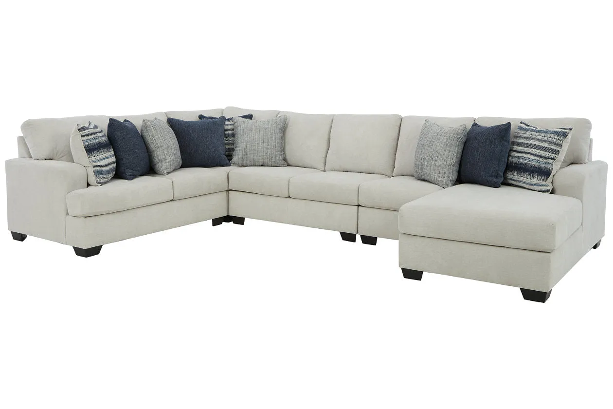 Lowder Stone 5-Piece RAF Sectional