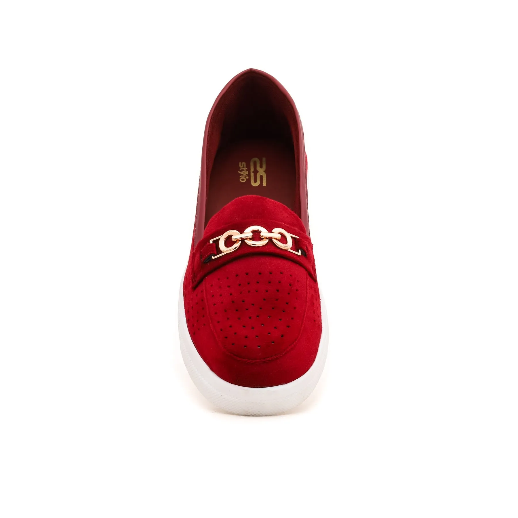 Maroon Casual Slip Ons AT9089