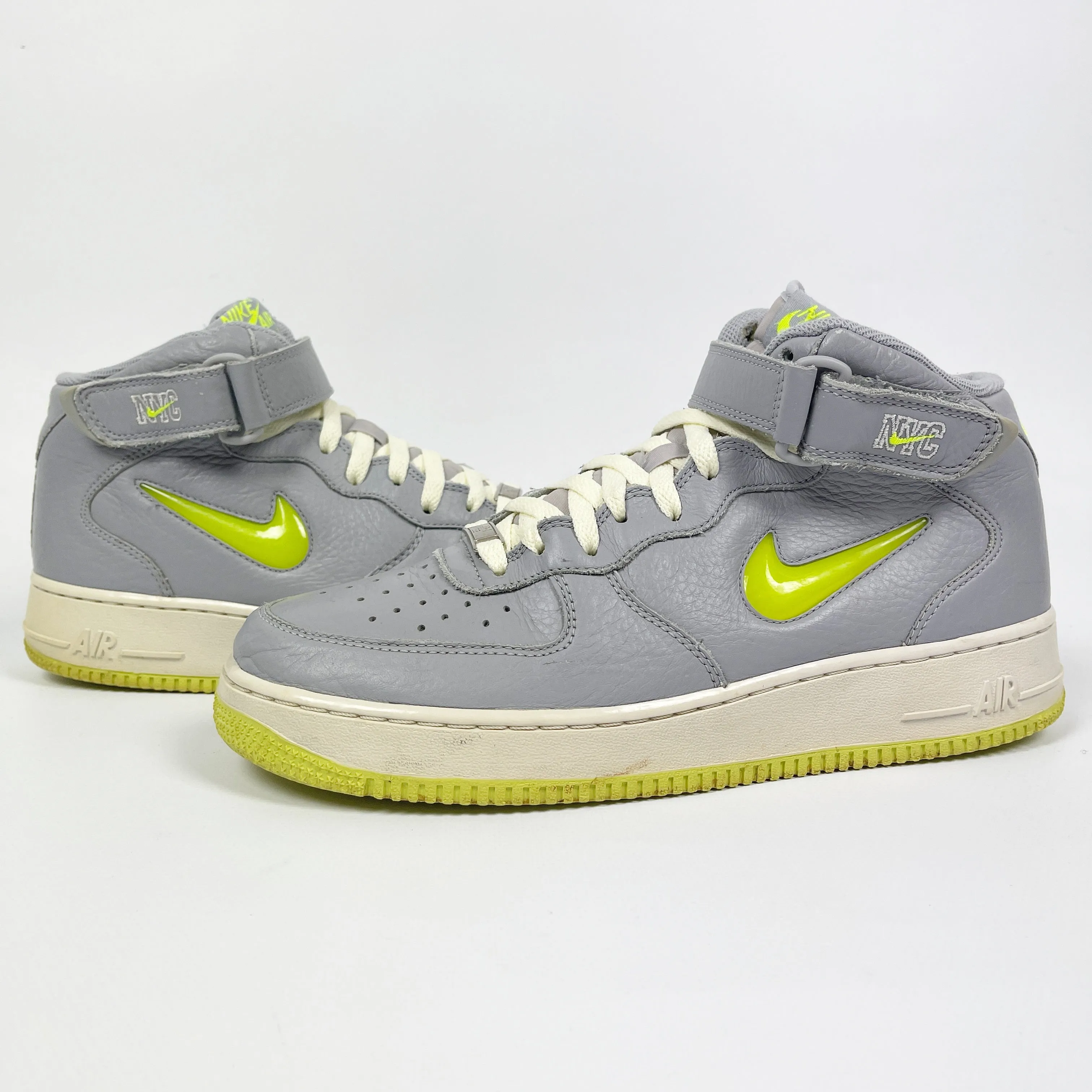 Nike Air Force 1 Mid Jewel "Wolf Grey Volt" 2012