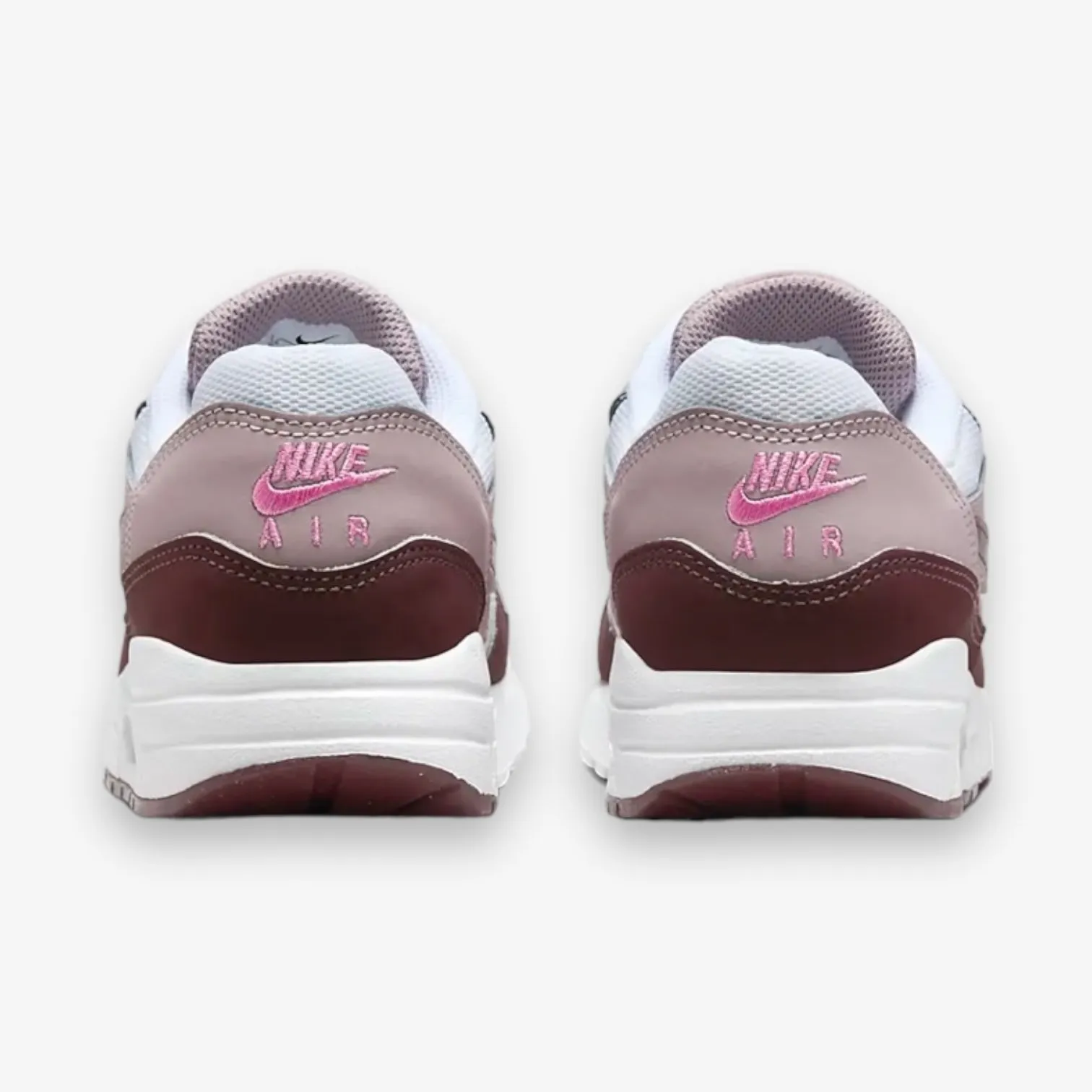 Nike Air Max 1 GS White Burgundy Crush Grade School DZ3307-112