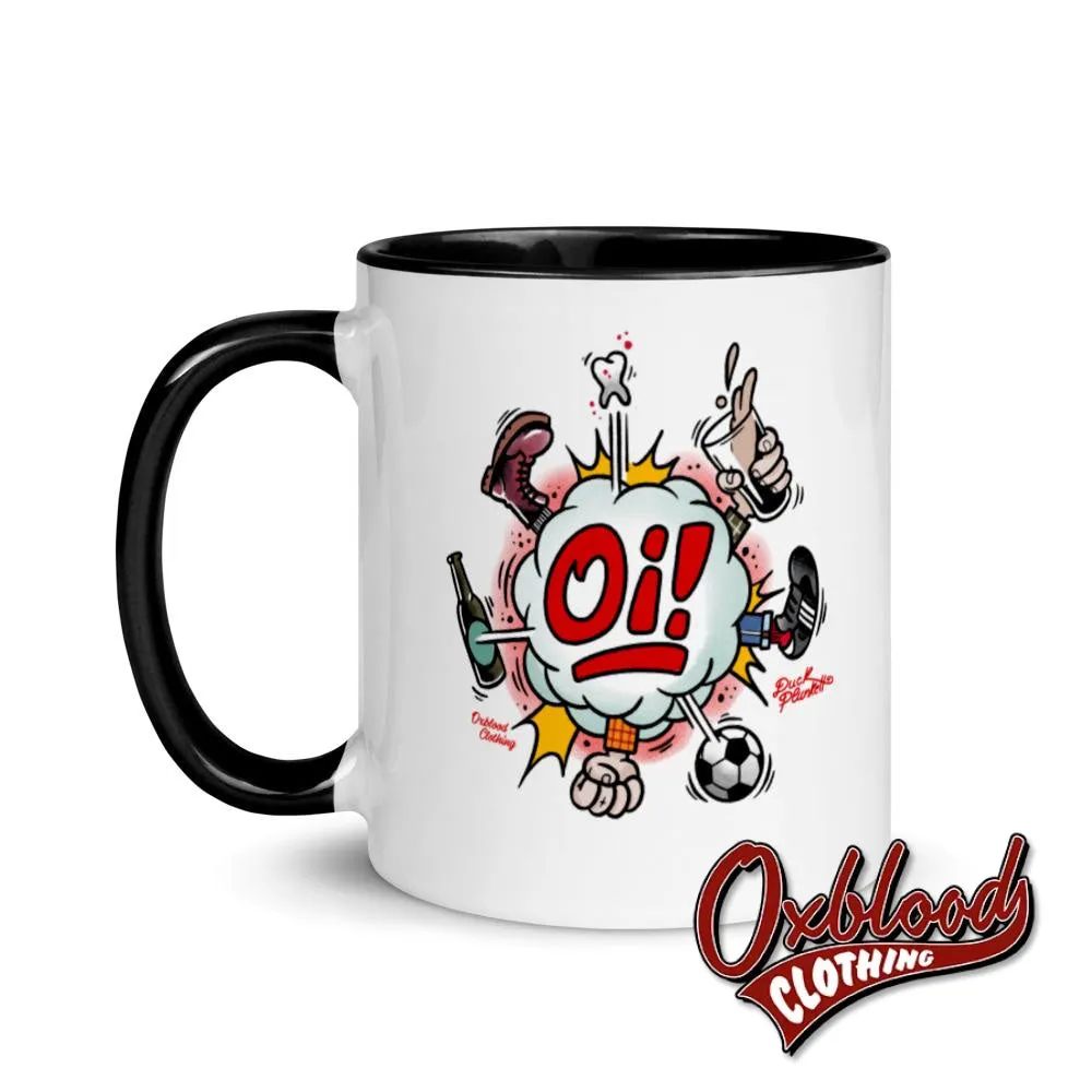 Oi! Mug - Football, Fighting, Drinking & Boots by Duck Plunkett