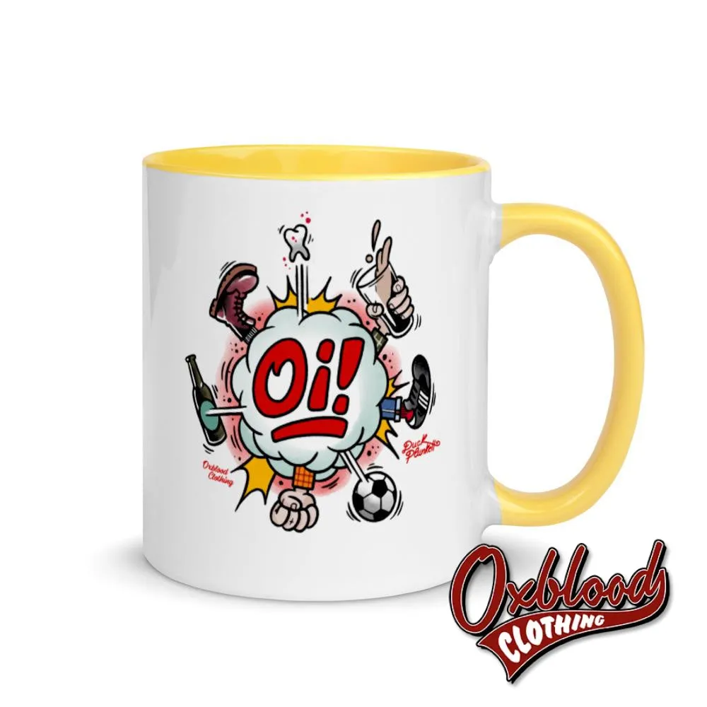 Oi! Mug - Football, Fighting, Drinking & Boots by Duck Plunkett