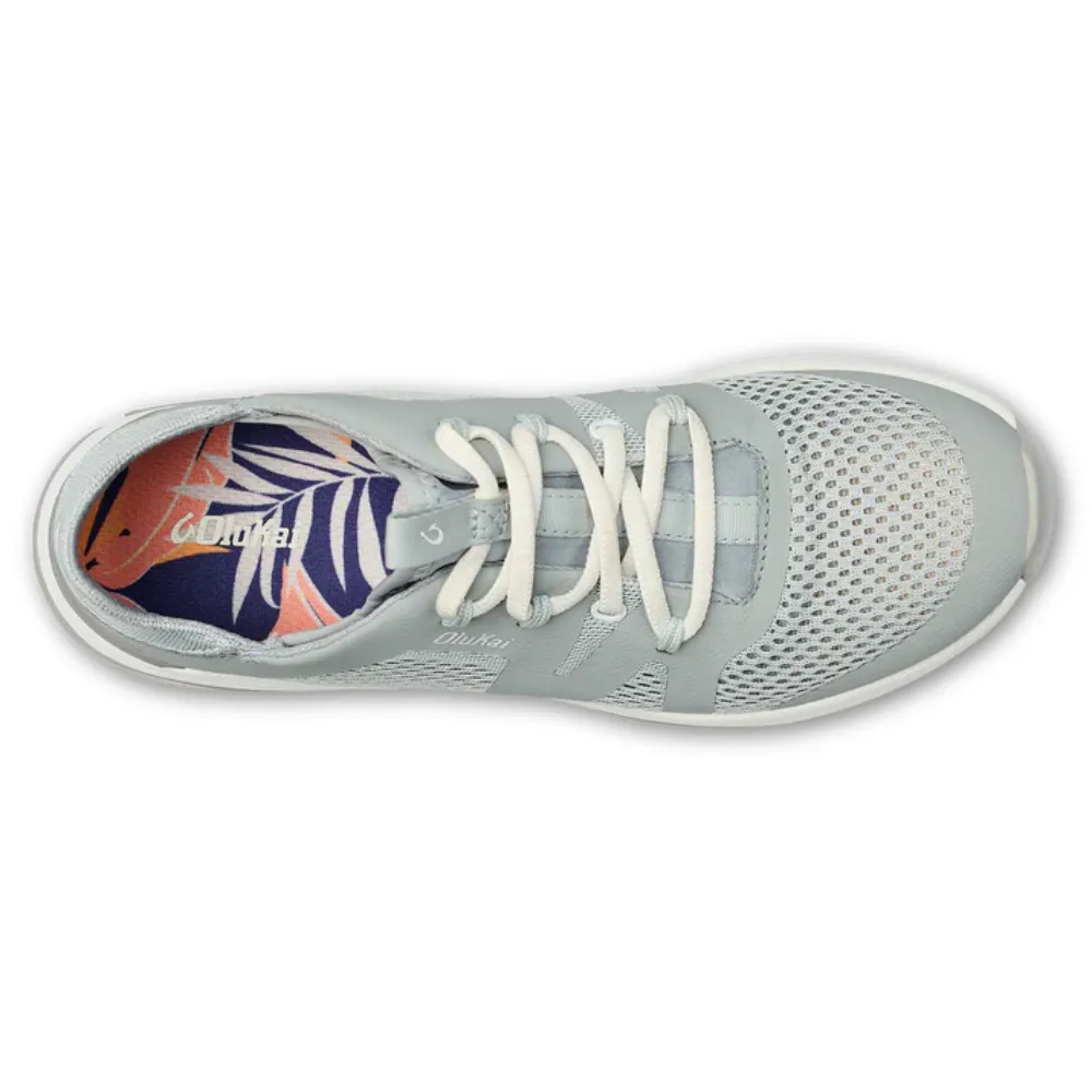 OluKai Huia Pale Grey Athleisure Shoe (Women’s)