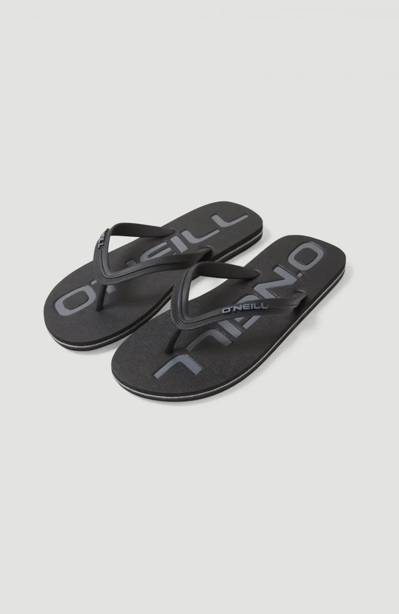 Profile Logo Sandals | Black Out