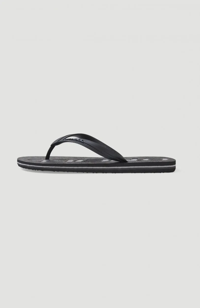 Profile Logo Sandals | Black Out