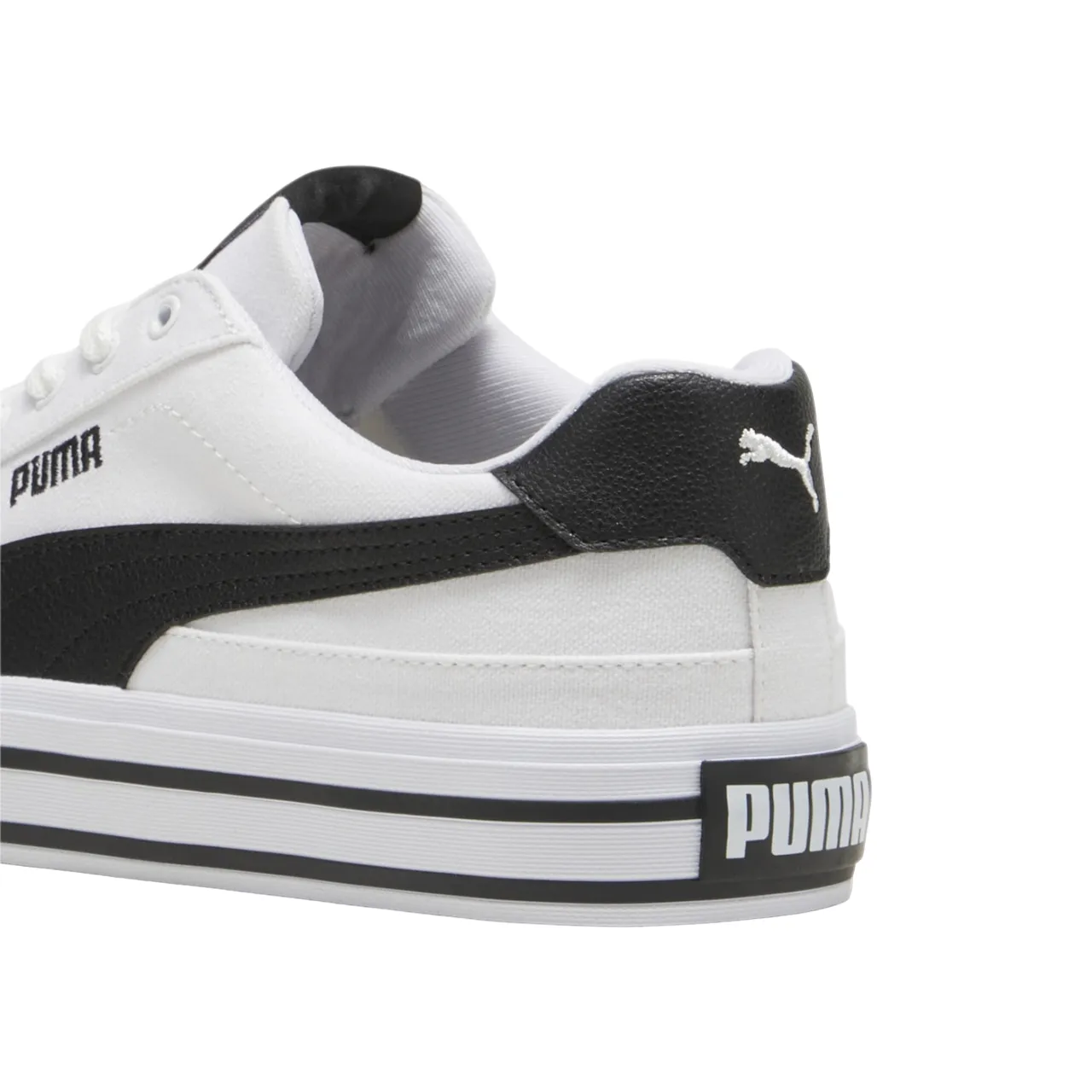 Puma scarpa sneakers da adulto Court Classic Vulc FS 396353-02 bianco-nero