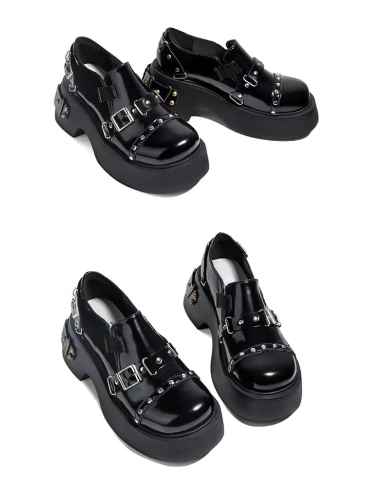 Punk style platform shoes【s0000008258】