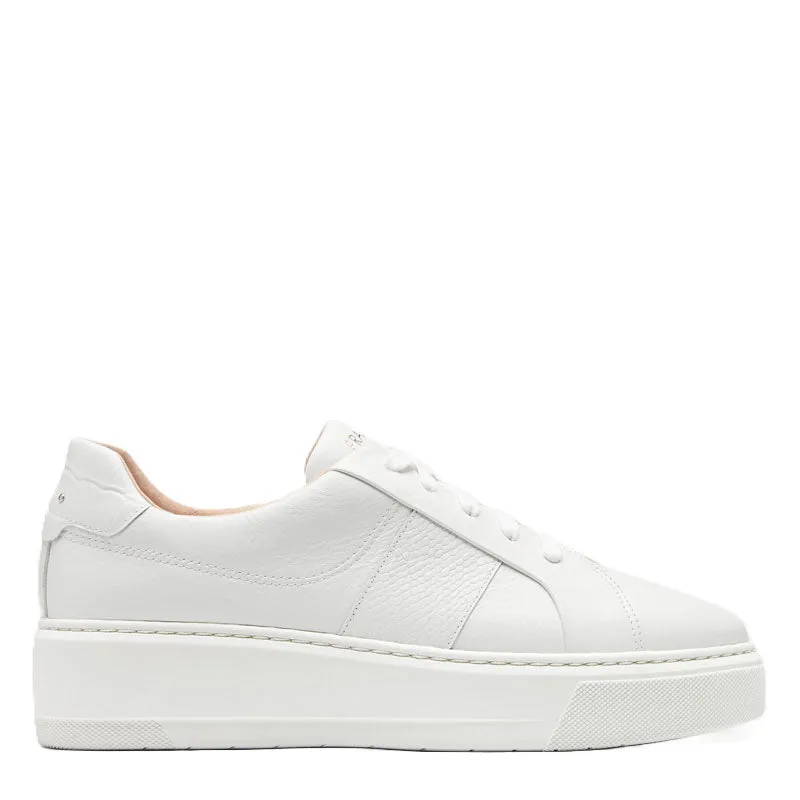 RILEY - WHITE TUMBLED LEATHER