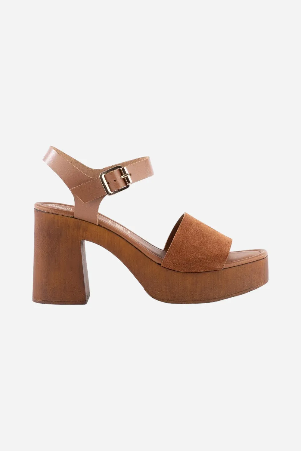 Seychelles Manila Sandals in Cognac Suede