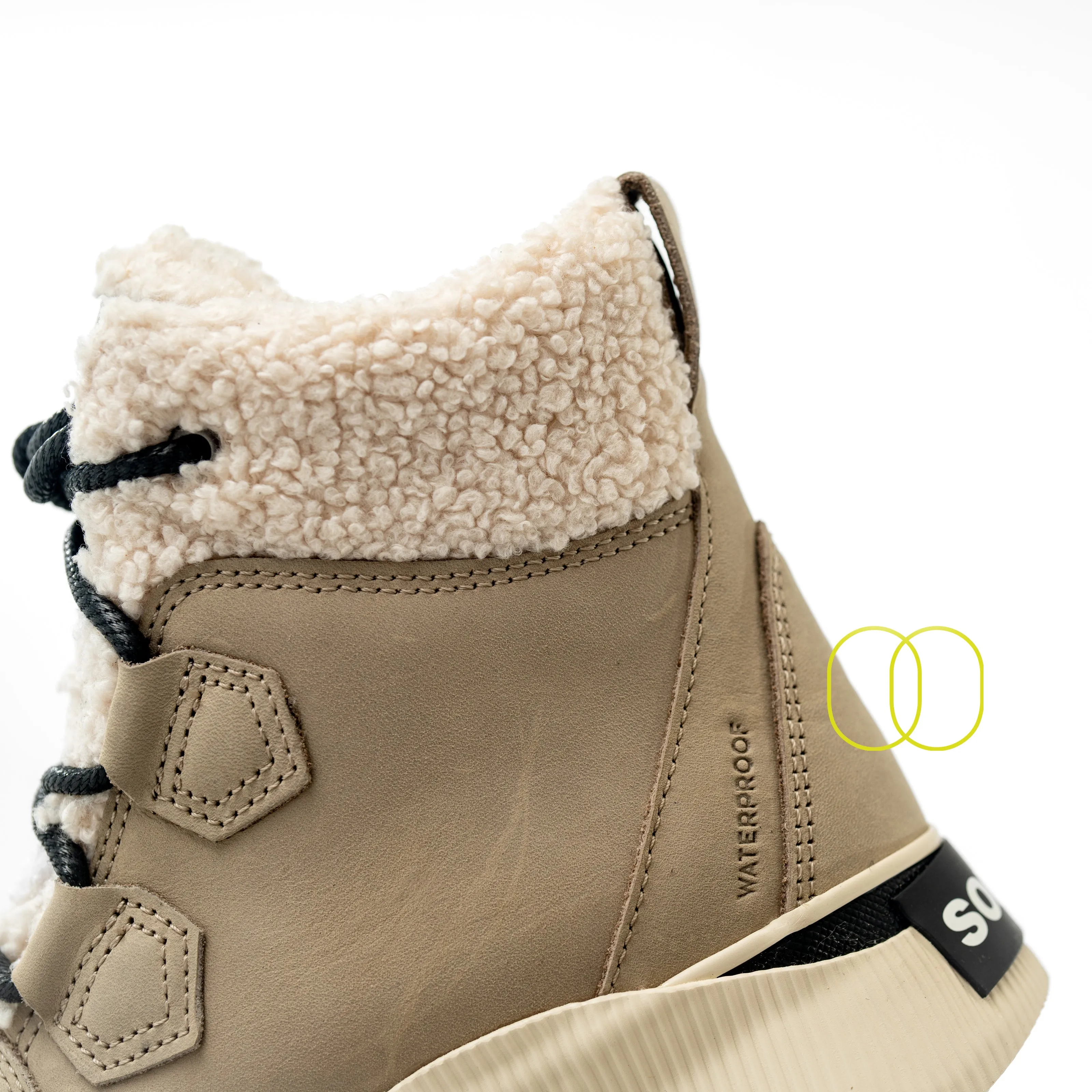 SOREL OUT N ABOUT™ IV Chillz Waterproof Boots in Taupe & Black