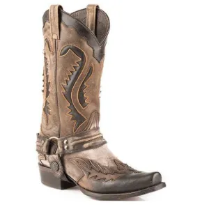 STETSON MEN'S OUTLAW SQUARE ROCKER BOOT- 12-020-6224-1680BR