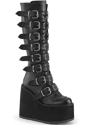 SWING-815 [Black] | PLATFORM BOOTS [PREORDER]