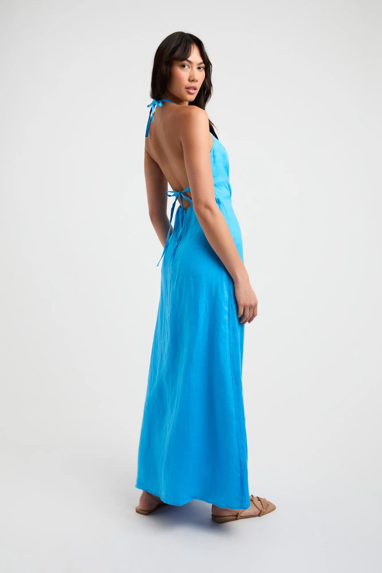 Tahiti Tied Halter Dress