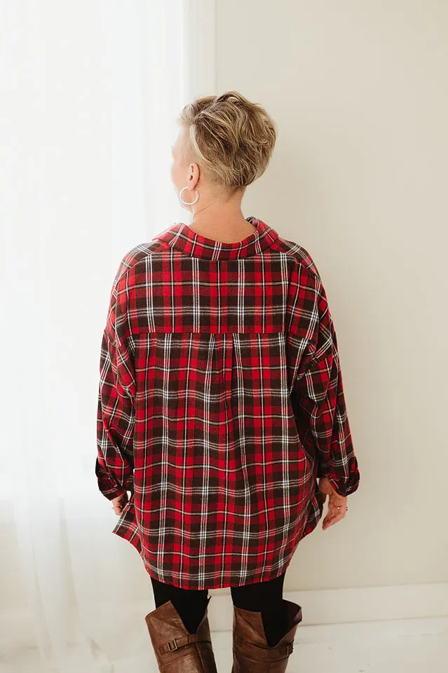 Tamra Plaid Pullover