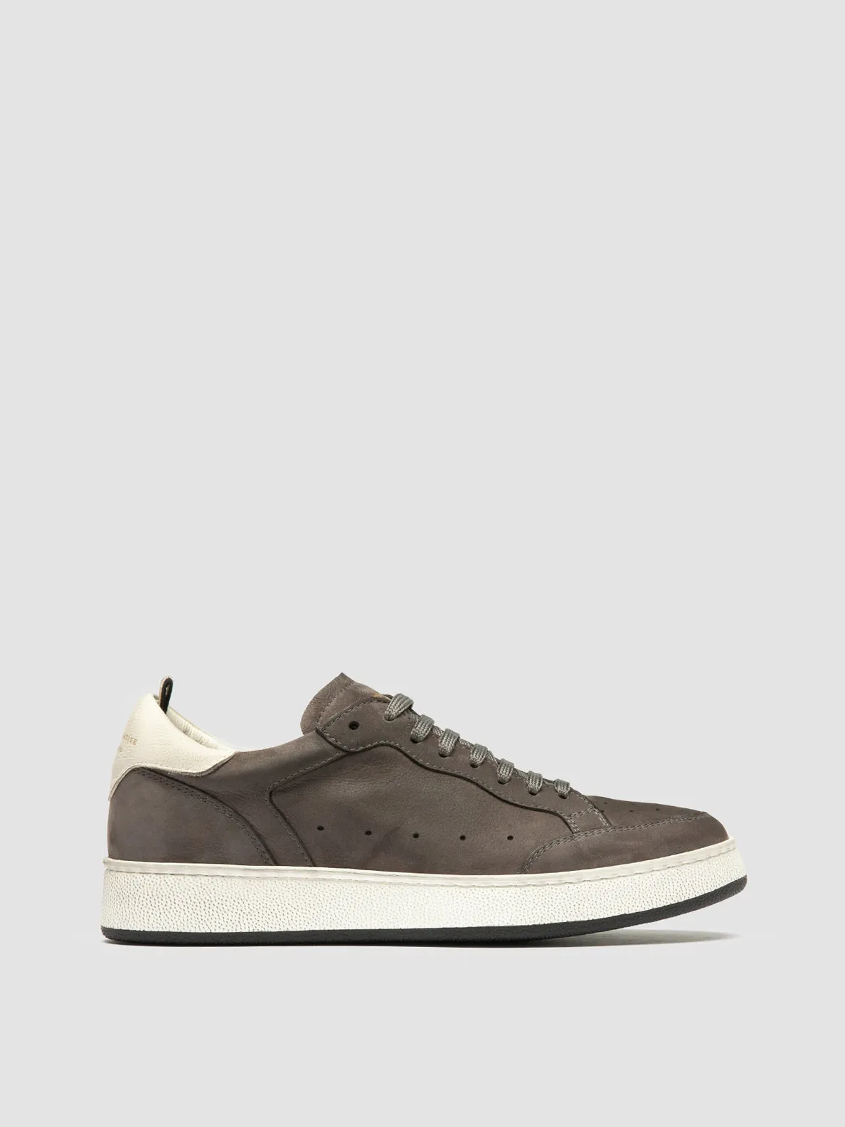 THE ANSWER 102 - Grey Nubuck Low Top Sneakers