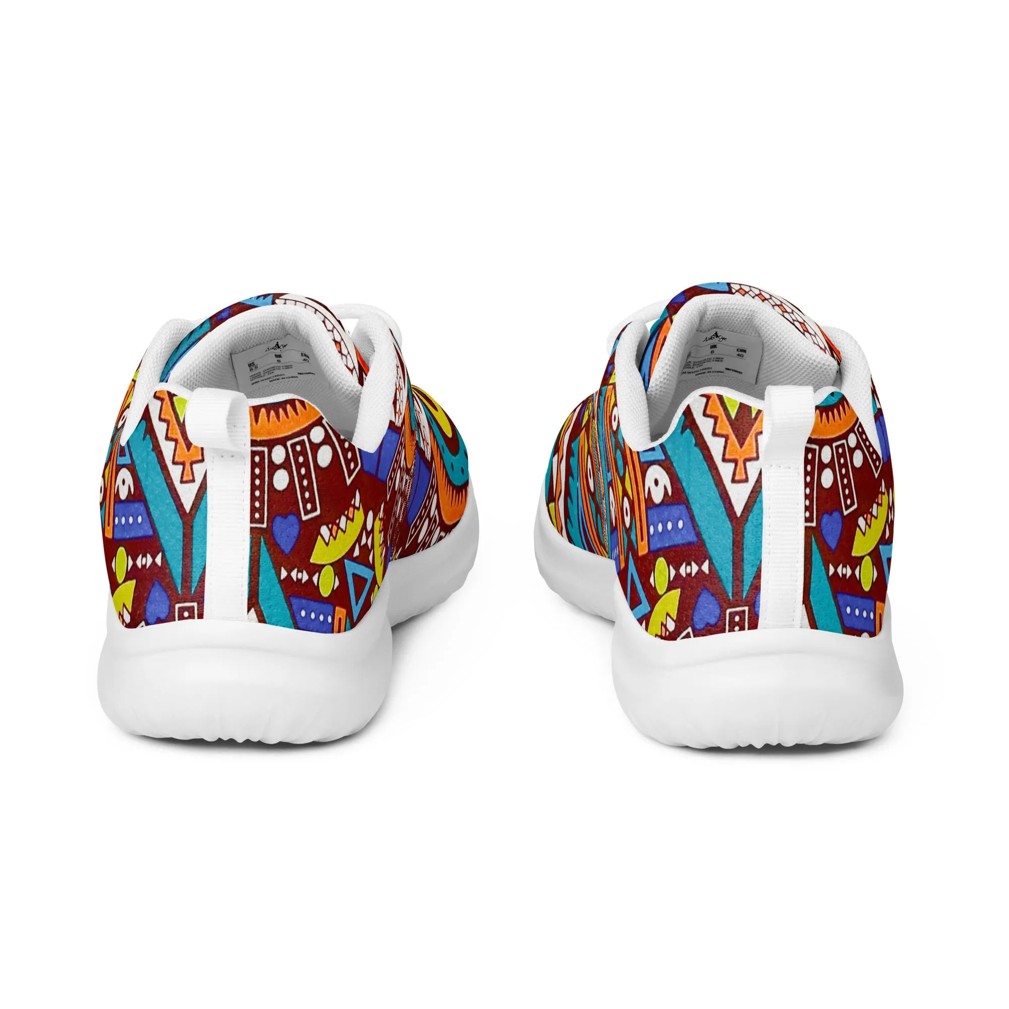 Tozi Tribal Print Men’s Athletic Shoes