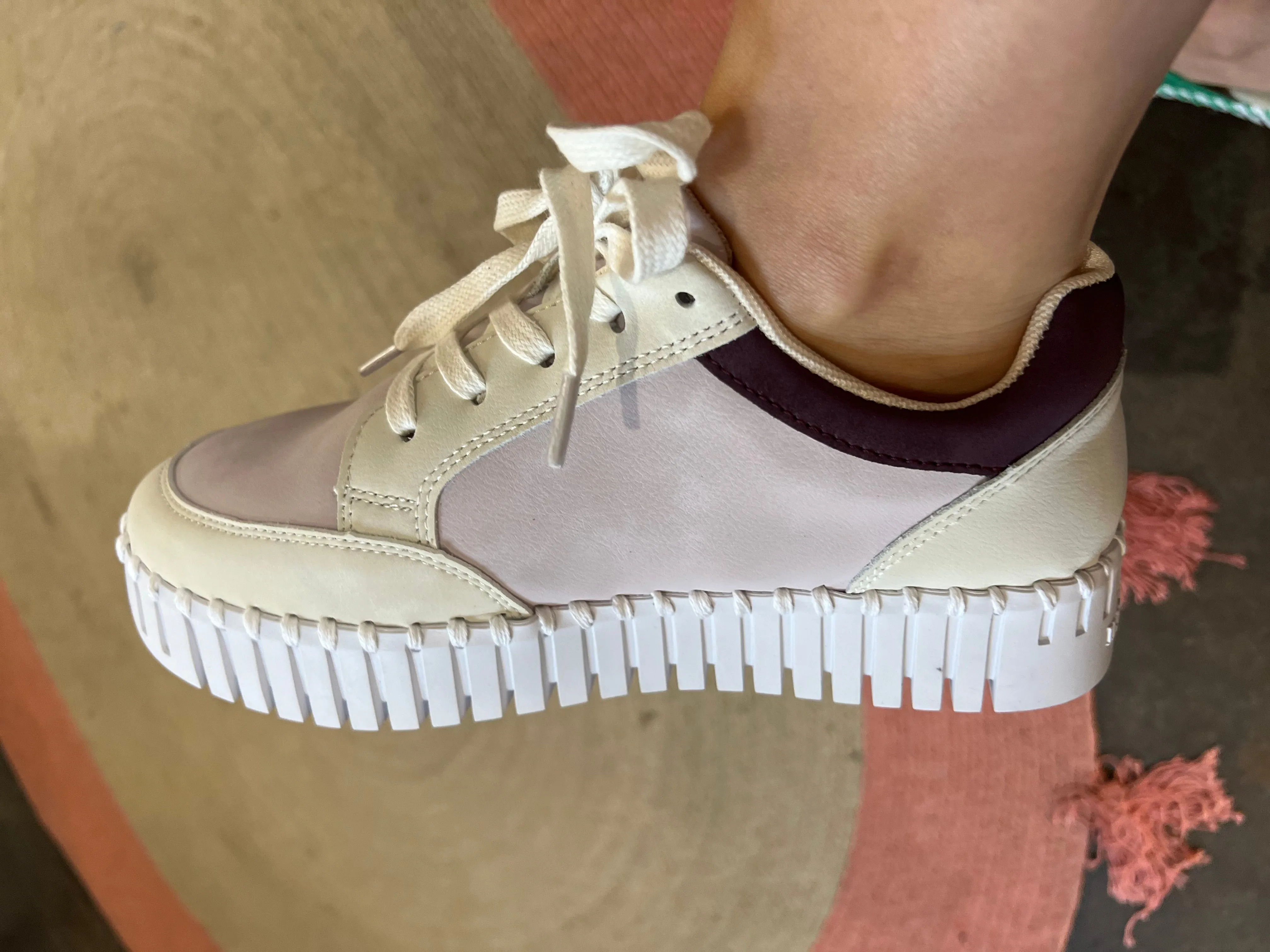 Tulip Colorblock Platform Sneaker