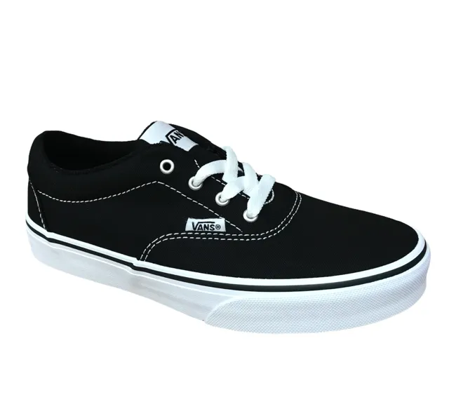 Vans scarpa sneakers da ragazzo MY Ward Platform in Canvas VN0A4UUV1871 nero bianco