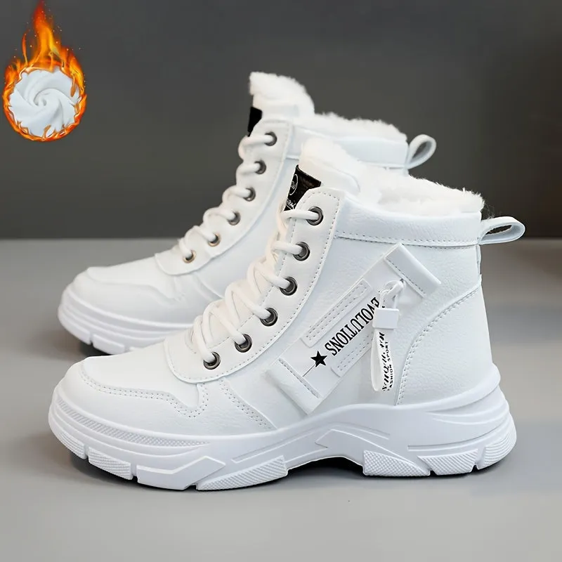 Winterready Womens High Top Sneakers Warm Comfy and Stylish