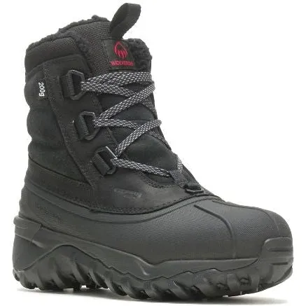 Wolverine Men's Glacier Surge 6" WP Insulated Outdoor Work Boot - Black - W880311