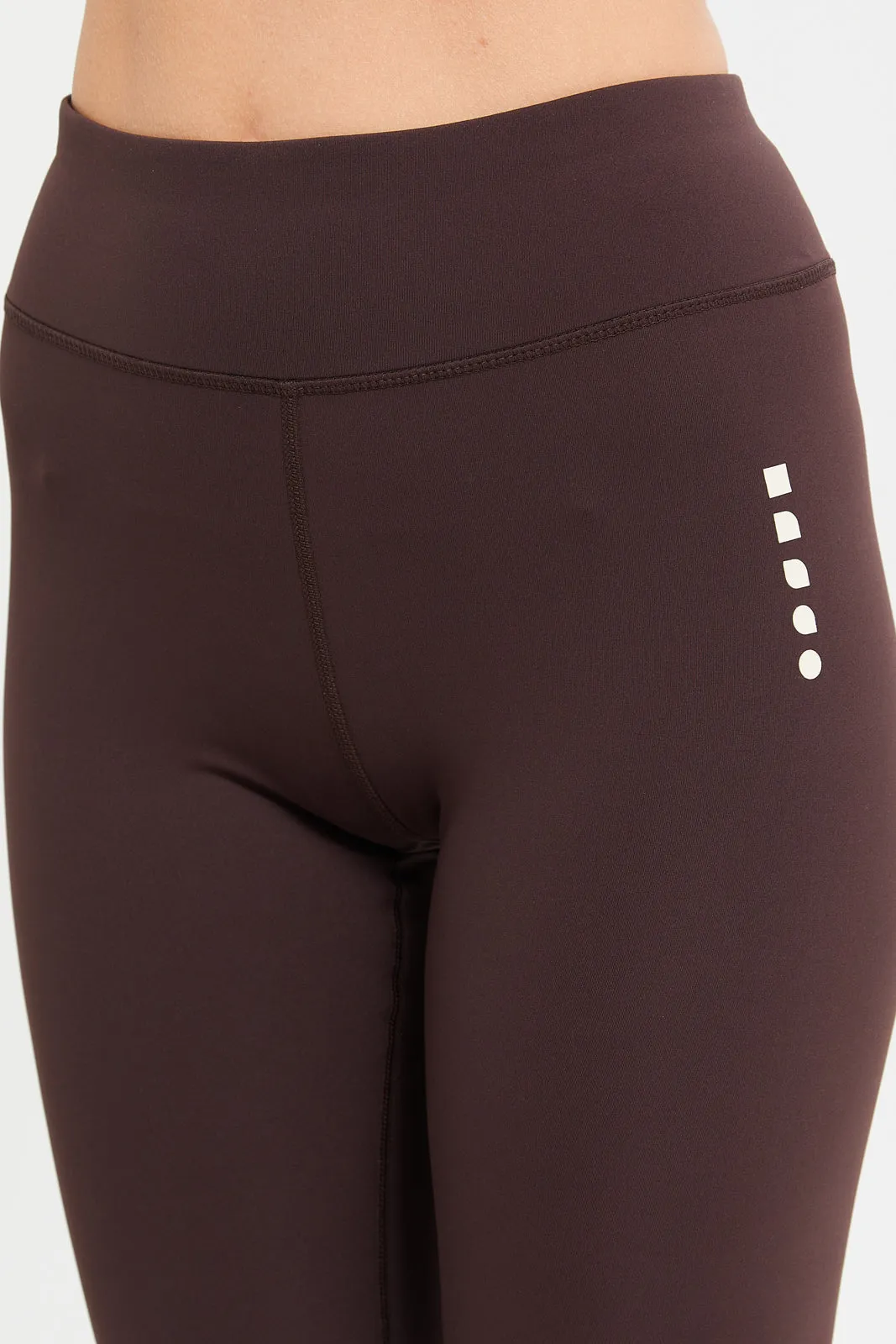 Women Brown Performance Active Pants