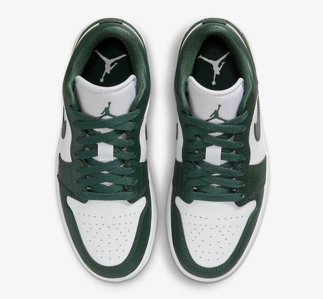 Women's Air Jordan 1 Low White Galactic Jade DC0774-113