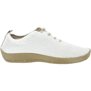 Women's Arcopedico LS White/Beige Knit Fabric