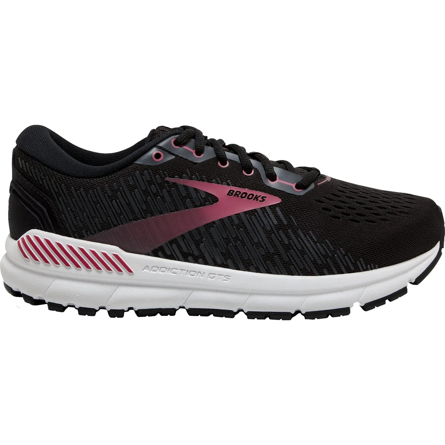 Women's Brooks Addiction GTS 15 Black/Ebony/Mauvewood Mesh