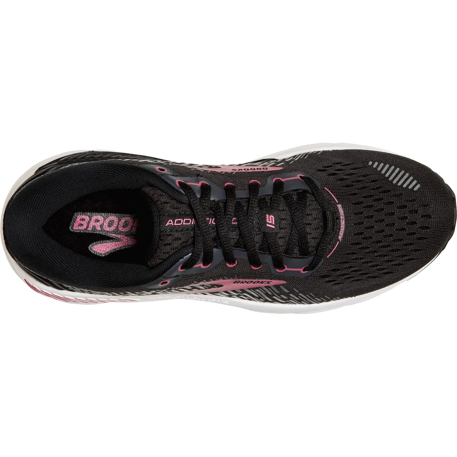 Women's Brooks Addiction GTS 15 Black/Ebony/Mauvewood Mesh