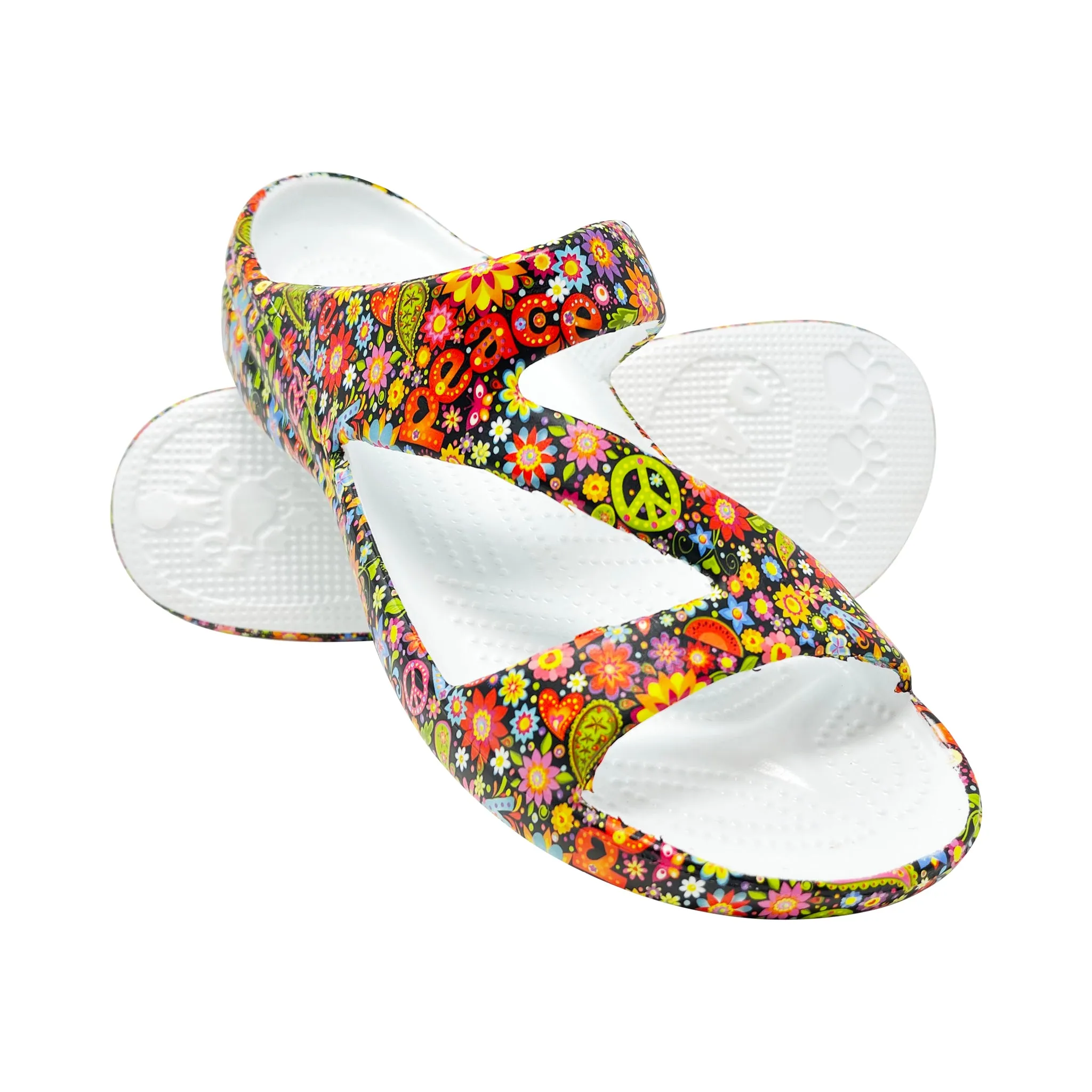 Women's PAW Print Z Sandals - Peace Out