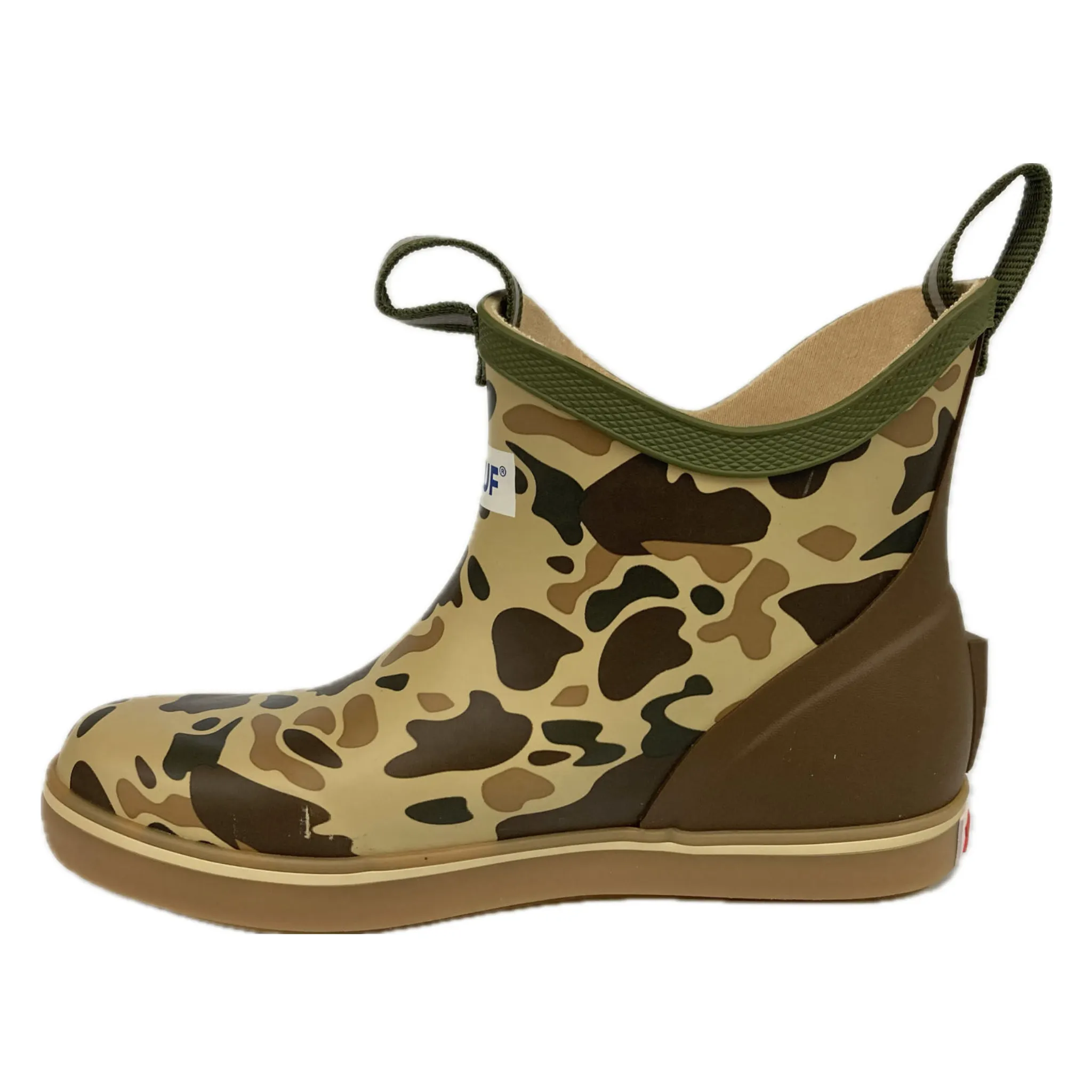 XTRATUF KIDS DUCK CAMO ANKLE DECK BOOT - XKABDCMC